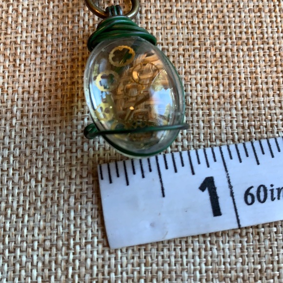 3D wired Handmade One of a kind Necklace 18” New - Picture 8 of 9